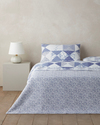 Mosa Blu  Tek Kişilik Yatak Örtüsü Takımı 160x220 cm Lacivert