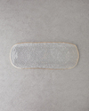 Myla Cam Kayık Tabak 47x17 cm Gold