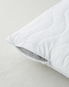 Napline Pamuklu Kapitoneli Sıvı Geçirmez Alez 50x70 cm Beyaz