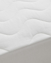 Napline Pamuklu Kapitoneli Sıvı Geçirmez King Size Alez 180x200 cm Beyaz