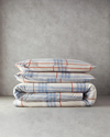 Natural Plaid Çift Kişilik Nevresim Seti Bej
