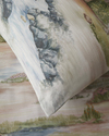 Nature Paradise Dijital Baskılı Kolay Ütülenir Tek Kişilik Çarşaflı Nevresim Takımı 160x220 cm Koyu Yeşil