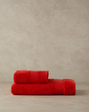 Nemo Pamuklu Nakışlı Yüz Havlusu 50x80 cm Kırmızı