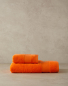 Nemo Pamuklu Nakışlı Yüz Havlusu 50x80 cm Turuncu