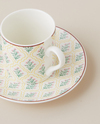 Neva Flora New Bone China 12 Parça 6 Kişilik Kahve Fincan Takımı 80 ml Renkli