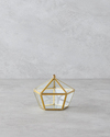Nevana Dekoratif Kutu 12.8x12.2x9.5cm Gold