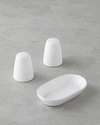 Nimbus Seramik 2'li Tuzluk - Biberlik 14x8 cm Beyaz