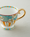 Nostalgic Grace New Bone China Kupa 460 ml Sarı - Mavi