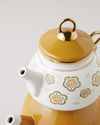Nostalgic Serenity Emaye Çaydanlık 1,1 Litre + 2,3 Litre Hardal