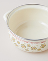 Nostalgic Serenity Emaye Mini Tencere 18 cm Hardal