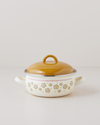 Nostalgic Serenity Emaye Mini Tencere 18 cm Hardal