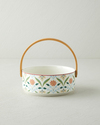 Nostalgic Whispers Stoneware Sunumluk 17x7 cm Renkli