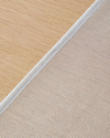 Nour Polyester Runner 45x145 cm Silver