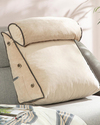 Novelda Kadife Yaslanma Minderi 50x25x50 cm Bej