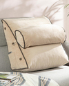 Novelda Kadife Yaslanma Minderi 50x25x50 cm Bej