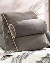 Novelda Kadife Yaslanma Minderi 50x25x50 cm Antrasit