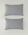 Novella Premium Soft Cotton 2'li Yastık Kılıfı 50x70 cm Orta Gri