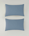 Novella Premium Soft Cotton 2'li Yastık Kılıfı 50x70 cm Denim Mavi