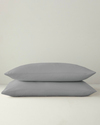 Novella Premium Soft Cotton 2'li Yastık Kılıfı 50x70 cm Orta Gri