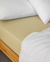 Novella Premium Soft Cotton Çift Kişilik Lastikli Çarşaf 160x200 cm Açık Sarı