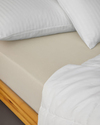 Novella Premium Soft Cotton King Size Lastikli Çarşaf 180x200 cm Krem