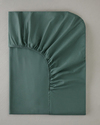 Novella Premium Soft Cotton King Size Lastikli Çarşaf 180x200 cm Koyu Seledon
