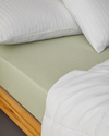 Novella Premium Soft Cotton King Size Lastikli Çarşaf 180x200 cm Açık Yeşil