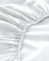 Novella Premium Soft Cotton Tek Kişilik Lastikli Çarşaf Takımı Beyaz