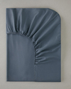 Novella Premium Soft Cotton Tek Kişilik Plus Lastikli Çarşaf 120x200 cm Denim Mavi