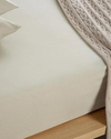 Novella Premium Soft Cotton Tek Kişilik Lastikli Çarşaf Takımı Bej