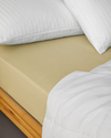 Novella Premium Soft Cotton Tek Kişilik Lastikli Çarşaf 100x200 cm Açık Sarı