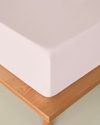 Novella Premium Soft Cotton Tek Kişilik Lastikli Çarşaf 100x200 cm Toz Pembe