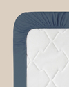 Novella Premium Soft Cotton Tek Kişilik Lastikli Çarşaf 100x200 cm Denim Mavi