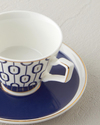 Octavia New Bone China 4 Parça 2 Kişilik Kahve Fincan Takımı 90 ml Lacivert