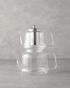 Odin Borosilikat Cam Çaydanlık 600-1200 ml Şeffaf