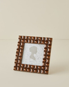 Olena Polyresin Çerçeve 10x10 cm Kahve