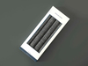 Ombre Pvc 4'lü Amerikan Servis Antrasit