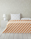 Ornament Blossom Pamuklu King Size Nevresim Seti 240x220 cm Yeşil-Sarı