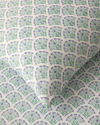 Ornament Petal Kolay Ütülenir Tek Kişilik Nevresim Seti 160x220 cm Lila-Yeşil