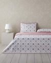 Ornate Fancy Kadife King Size Yatak Örtüsü Takımı 240x220 cm Gül Kurusu
