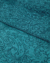 Paisley Dream Pamuklu Tek Kişilik Battaniye 150x200 cm Koyu Yeşil