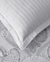 Paisley Serenade Pamuk Saten King Size Nevresim Takımı 240x220 cm Gümüş