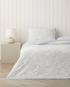 Paisley Touch Kolay Ütülenir Çift Kişilik Nevresim Seti 200x220 cm Mavi