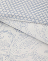 Paisley Touch Kolay Ütülenir Tek Kişilik Nevresim Seti 160x220 cm Mavi