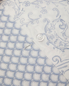 Paisley Touch Kolay Ütülenir Tek Kişilik Nevresim Seti 160x220 cm Mavi