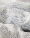Paisley Touch Kolay Ütülenir Tek Kişilik Nevresim Seti 160x220 cm Mavi