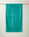 Palmera Pamuk Plaj Havlusu 70x140 cm Yeşil