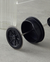 Pansy Borosilikat French Press 400 ml Siyah