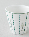 Parsley New Bone China Bardak 230 ml Beyaz - Yeşil