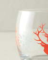 Paşabahçe-Dear Deer 6'lı Cam Meşrubat Bardağı 340 Ml Kırmızı